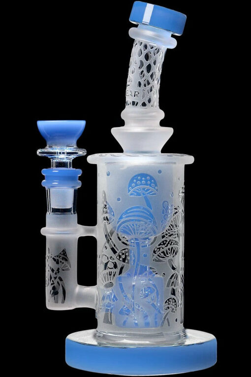 Shop Calibear Sandblasted Seed Of Life Perc Torus Can Bong in australian