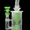 Shop Calibear Sandblasted Seed Of Life Perc Torus Can Bong in australian