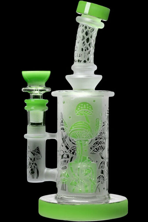 Shop Calibear Sandblasted Seed Of Life Perc Torus Can Bong in australian