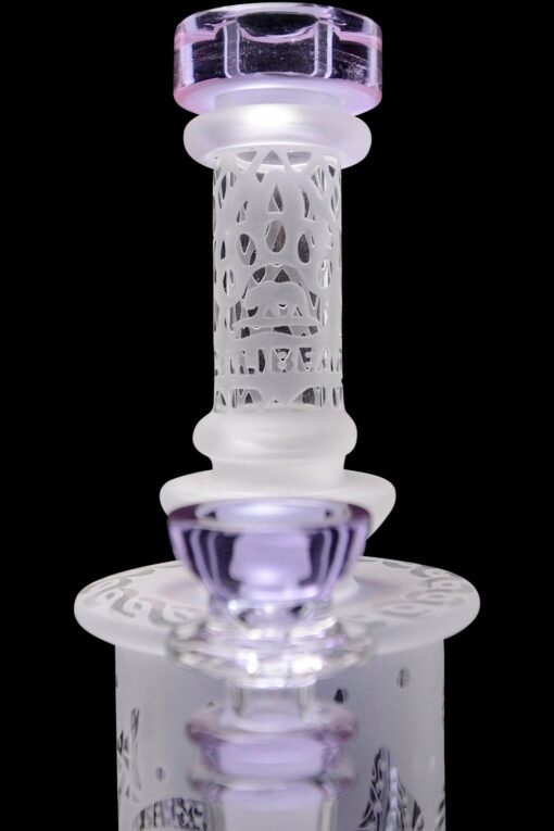 Shop Calibear Sandblasted Seed Of Life Perc Torus Can Bong in australian