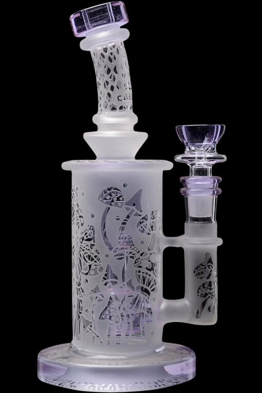 Shop Calibear Sandblasted Seed Of Life Perc Torus Can Bong in australian