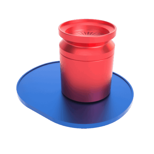 Shop Stündenglass Infusion Chamber Assembly - Blue and Red in australian