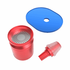 Shop Stündenglass Infusion Chamber Assembly - Blue and Red in australian