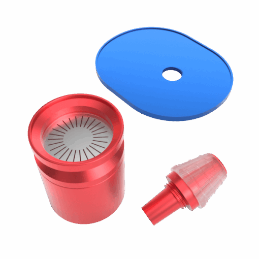 Shop Stündenglass Infusion Chamber Assembly - Blue and Red in australian