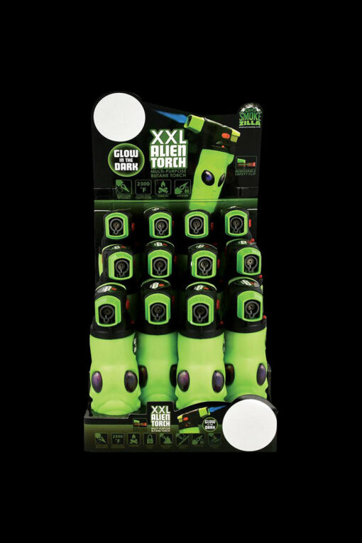 Shop Glowing Alien XXL Pocket Torch - Bulk 12 Pack in australian