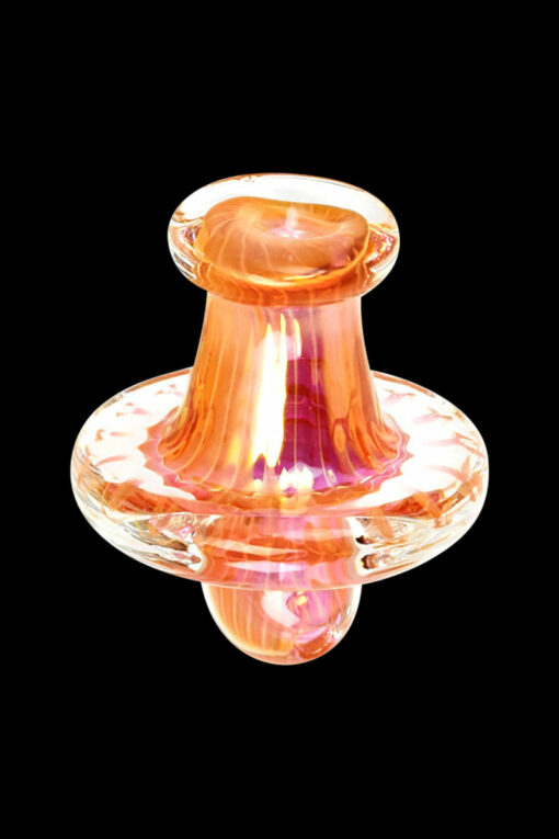 Shop Gold Fumed Iridescent Flat Top Style Carb Cap in australian