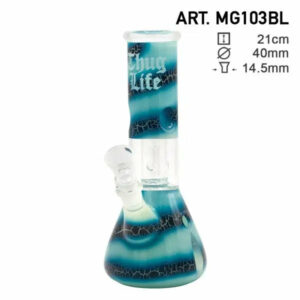 Shop 8" Blue Ocean Swirl Water Pipe in australian