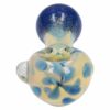 Shop Gold and Frit Spoon Pipe - 4 in in australian
