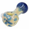 Shop Gold and Frit Spoon Pipe - 4 in in australian