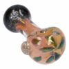 Shop Gold and Frit Spoon Pipe - 4 in in australian