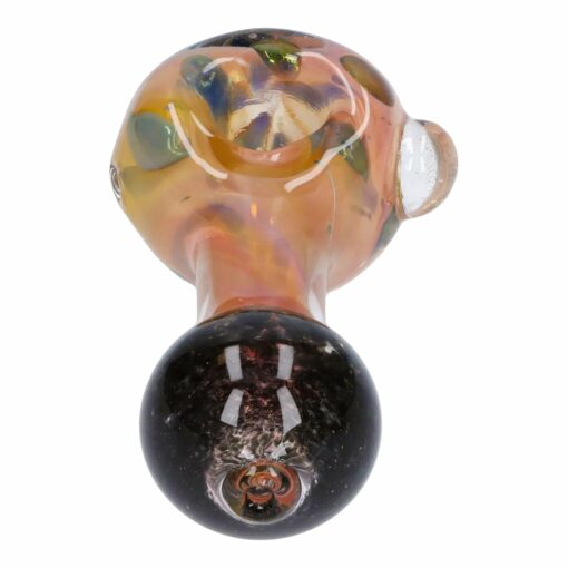 Shop Gold and Frit Spoon Pipe - 4 in in australian