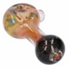 Shop Gold and Frit Spoon Pipe - 4 in in australian