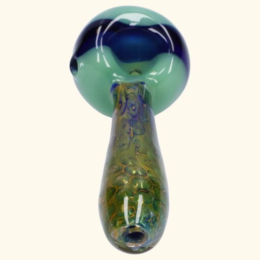 Shop Gold Fume Double Blown Bubble Trap Pipe - 4.5 in in australian