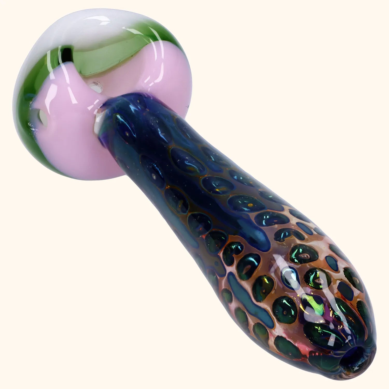 Shop Gold Fume Double Blown Bubble Trap Pipe - 4.5 in in australian