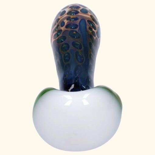 Shop Gold Fume Double Blown Bubble Trap Pipe - 4.5 in in australian