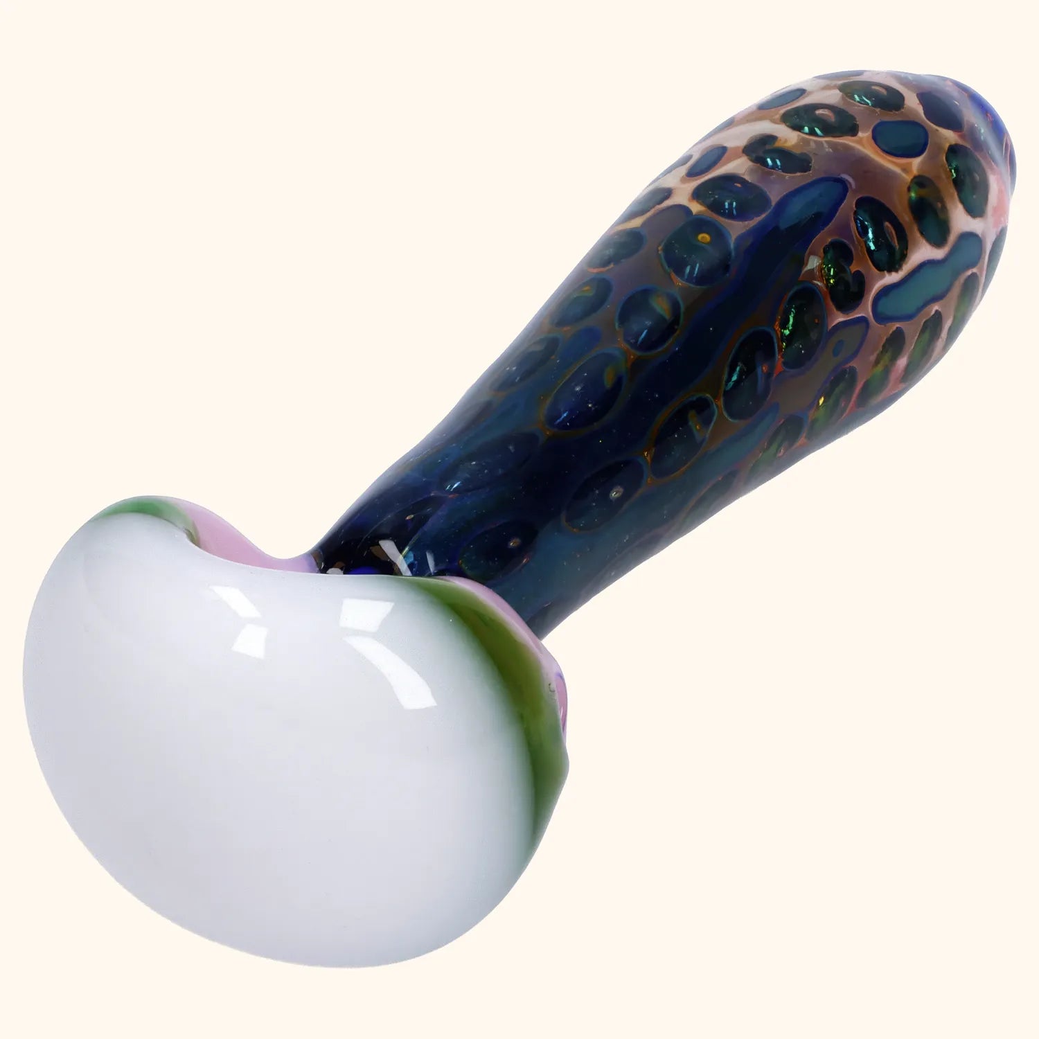 Shop Gold Fume Double Blown Bubble Trap Pipe - 4.5 in in australian