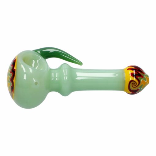 Shop Slime Tube Horn Reversal Art Spoon Pipe - 4.5 in in australian