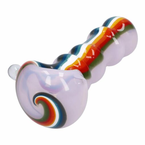 Shop Slime Rasta Rainbow Spoon Pipe - 4.5 in in australian