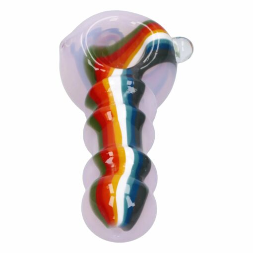 Shop Slime Rasta Rainbow Spoon Pipe - 4.5 in in australian