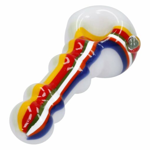 Shop Slime Rasta Rainbow Spoon Pipe - 4.5 in in australian