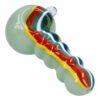 Shop Slime Rasta Rainbow Spoon Pipe - 4.5 in in australian