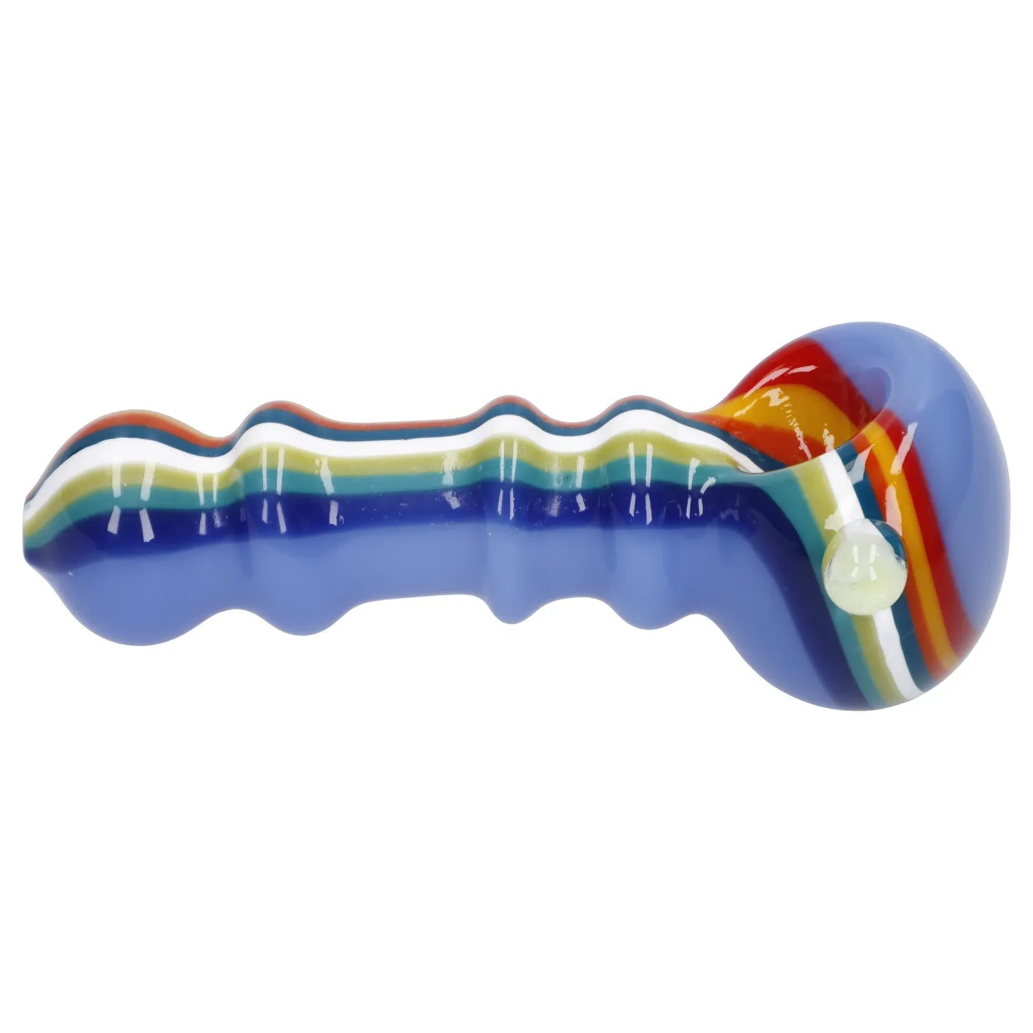 Shop Slime Rasta Rainbow Spoon Pipe - 4.5 in in australian