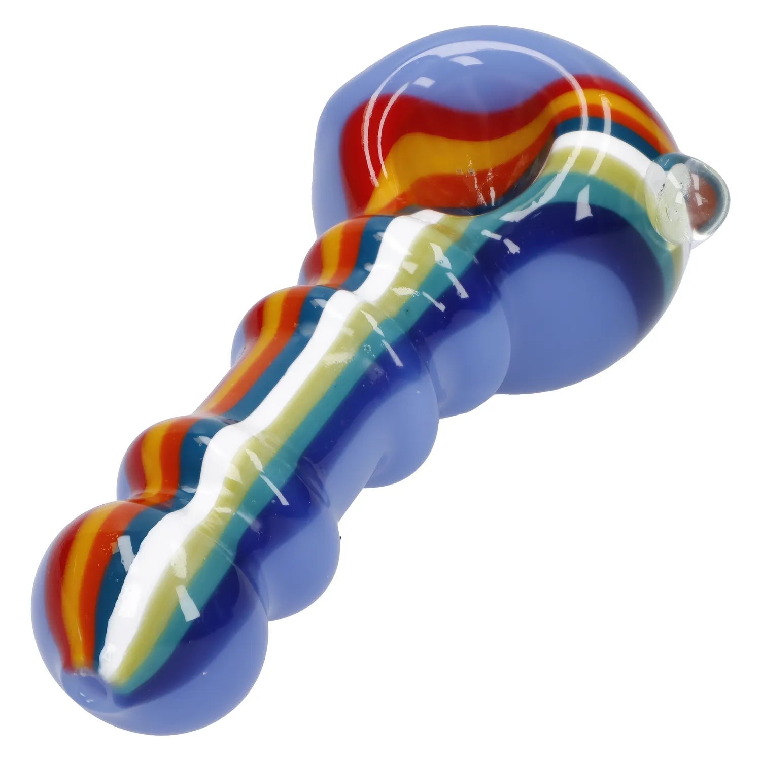 Shop Slime Rasta Rainbow Spoon Pipe - 4.5 in in australian