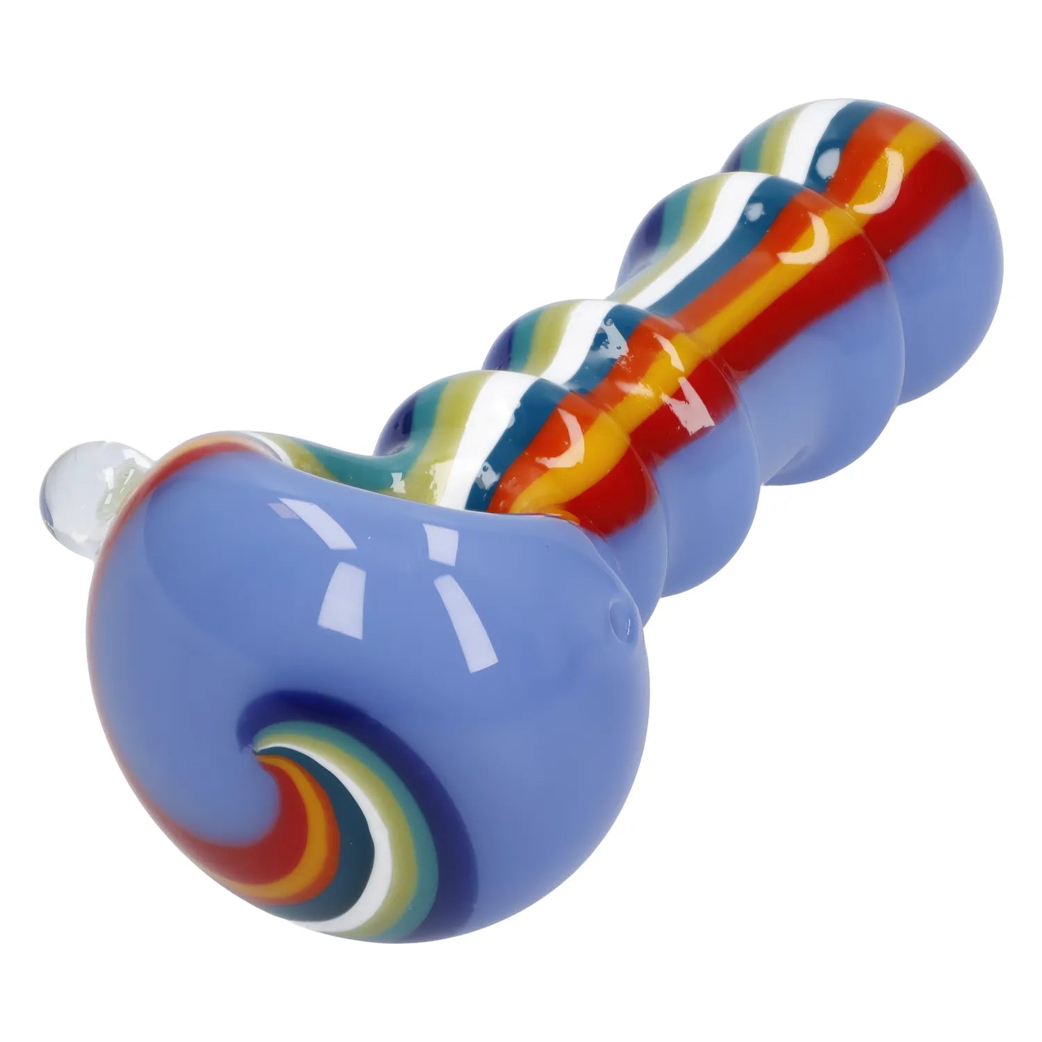 Shop Slime Rasta Rainbow Spoon Pipe - 4.5 in in australian
