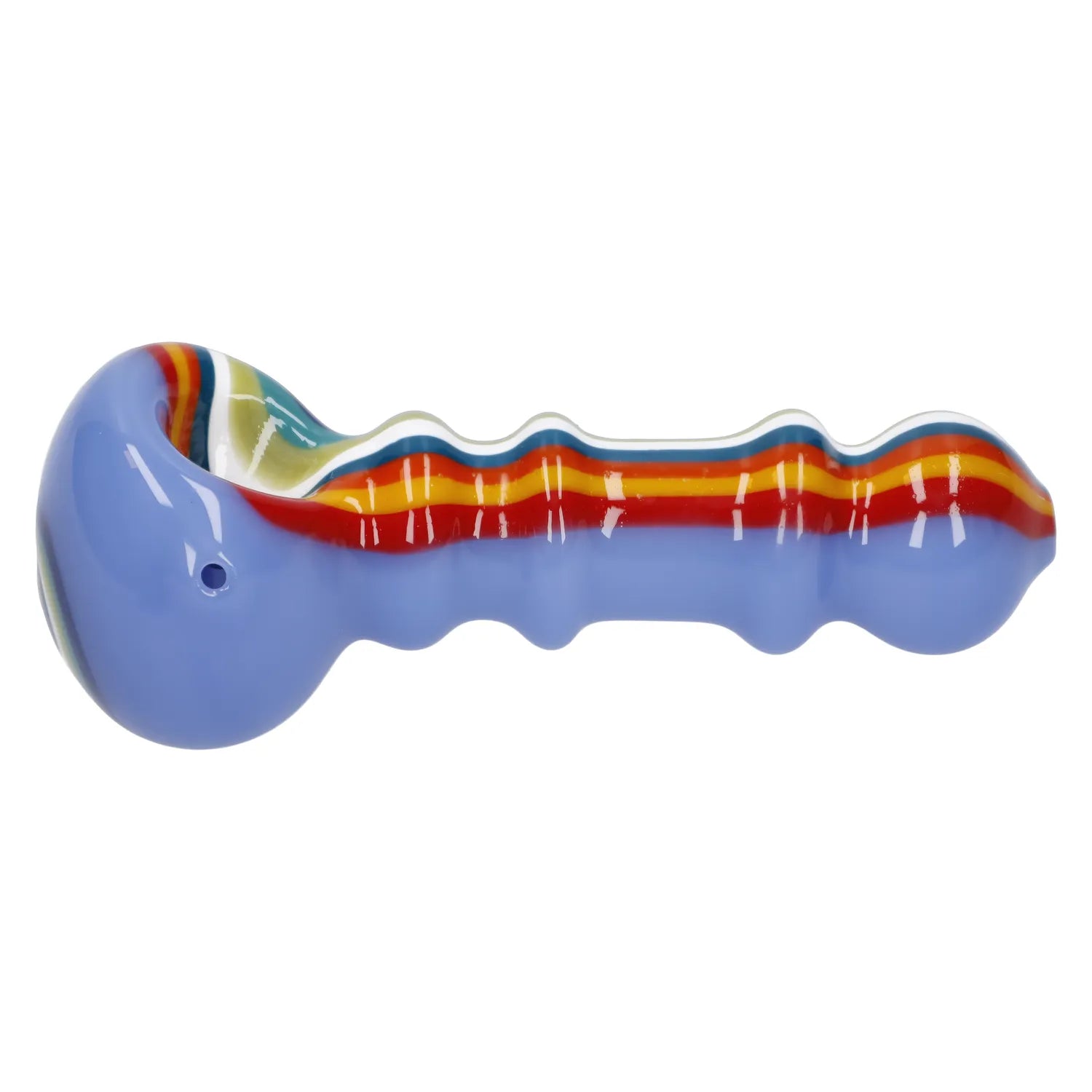 Shop Slime Rasta Rainbow Spoon Pipe - 4.5 in in australian