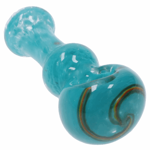 Shop 3-inch Glass with Bubble Middle Hand Pipe in australian