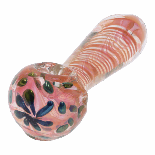 Shop 3-inch Glass Colorful Fumed Hand Pipe in australian