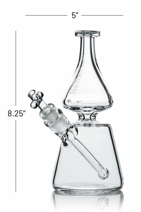 Shop GRAV® Helix™ Clear Beaker Base Water Pipe in australian