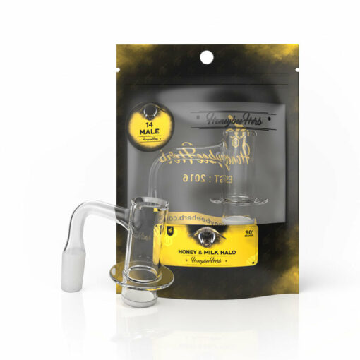 Shop HONEY & MILK HALO QUARTZ BANGER - 90° DEGREE in australian