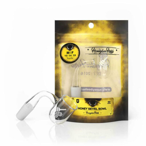 Shop HONEY BEVEL BOWL QUARTZ BANGER - 90° DEGREE | YL in australian