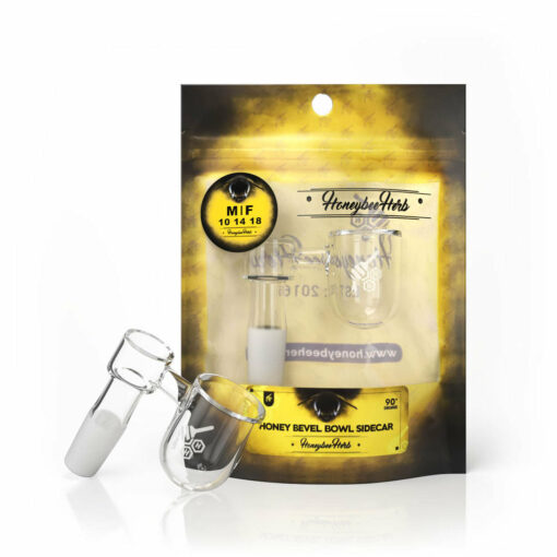 Shop HONEY BEVEL BOWL SIDECAR QUARTZ BANGER - 90° DEGREE | YL in australian