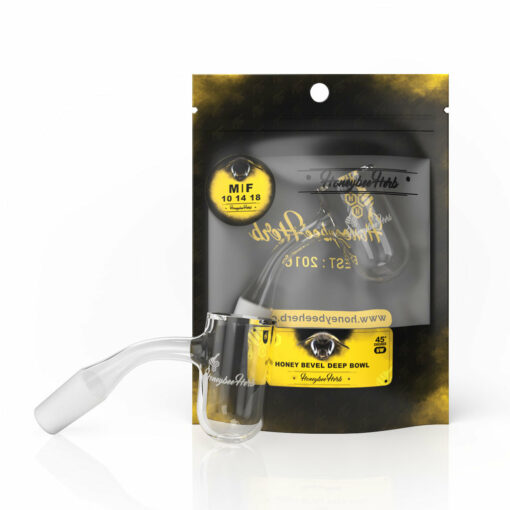 Shop HONEY BEVEL DEEP BOWL QUARTZ BANGER - 45° DEGREE | BL in australian