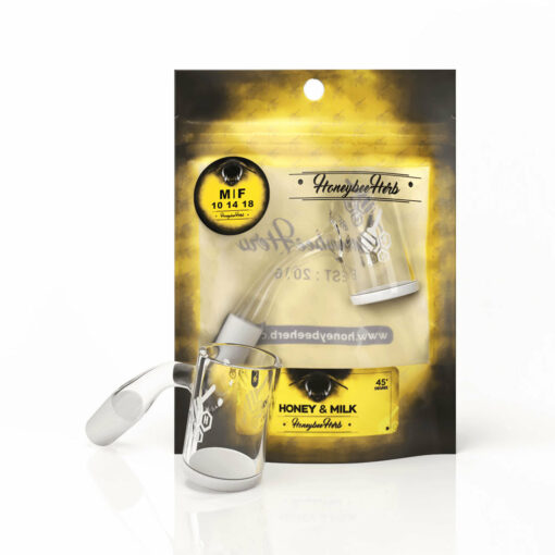 Shop HONEY & MILK QUARTZ BANGER - 45° DEGREE | YL in australian