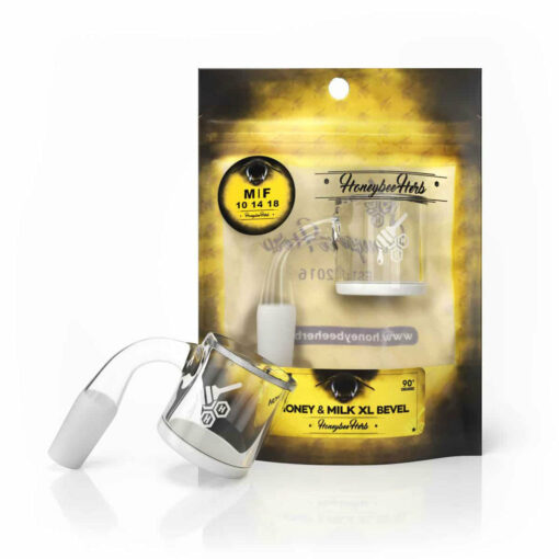 Shop HONEY & MILK XL BEVEL QUARTZ BANGER - 90° DEGREE | YL in australian