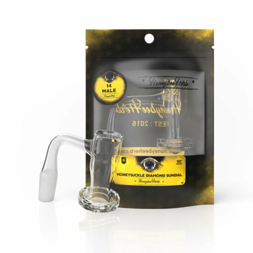 Shop HONEYSUCKLE DIAMOND SUNDIAL QUARTZ BANGER - 90° DEGREE in australian