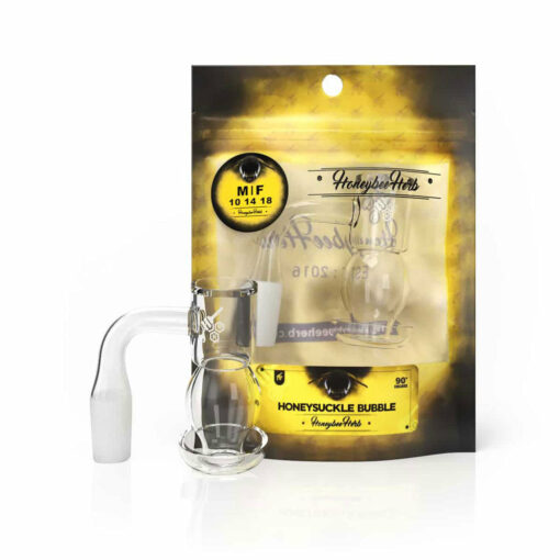 Shop HONEYSUCKLE BUBBLE QUARTZ BANGER - 90° DEGREE | YL in australian