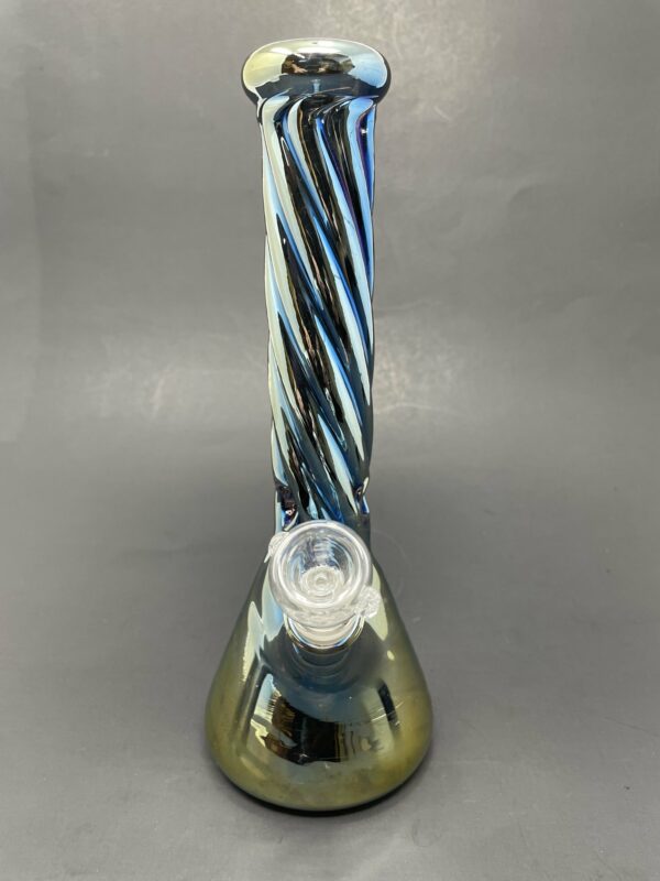 Shop 10" Rainbow Iridescent Beaker Bong in australian
