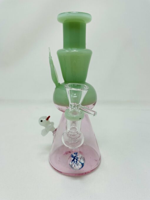 Shop 8" Premium Pink Crystal Duck Bong in australian
