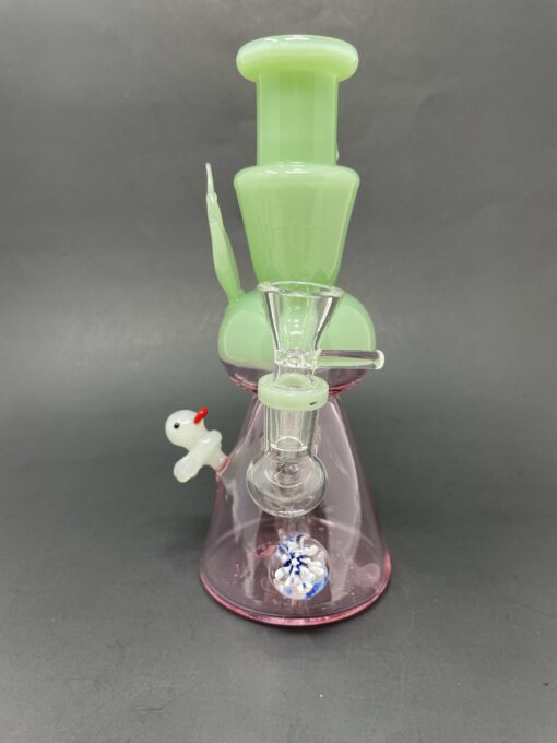 Shop 8" Premium Pink Crystal Duck Bong in australian