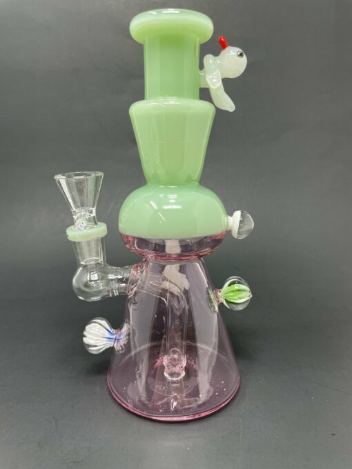 Shop 8" Premium Pink Crystal Duck Bong in australian