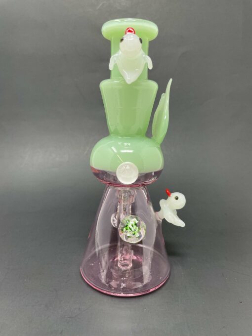 Shop 8" Premium Pink Crystal Duck Bong in australian
