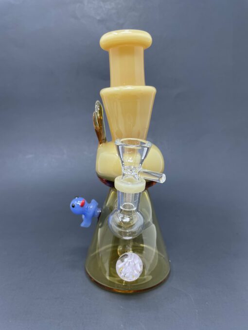 Shop 8" Premium Yellow Crystal Duck Bong in australian