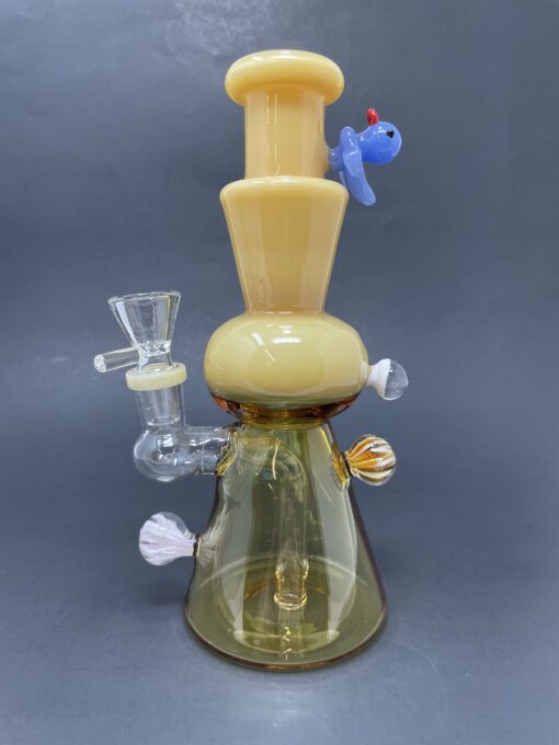 Shop 8" Premium Yellow Crystal Duck Bong in australian