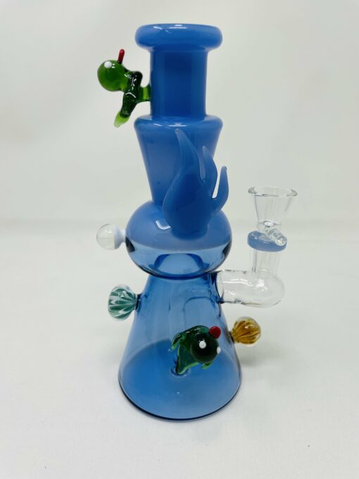 Shop 8" Premium Blue Crystal Duck Bong in australian