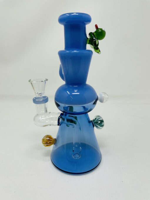 Shop 8" Premium Blue Crystal Duck Bong in australian