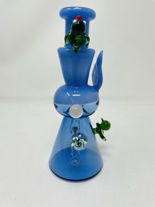 Shop 8" Premium Blue Crystal Duck Bong in australian